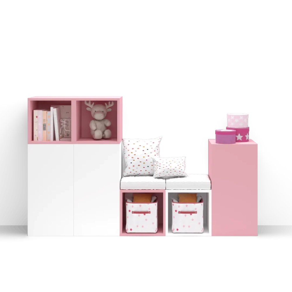 Cubby Storage System with Seating - Image 3