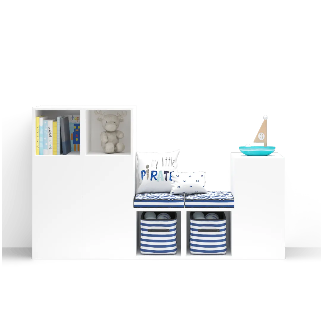 Cubby Storage System with Seating 2 - Image 3