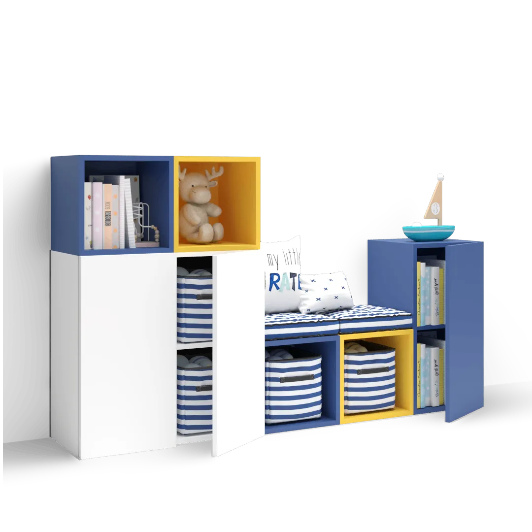 Cubby Storage System with Seating - Image 9