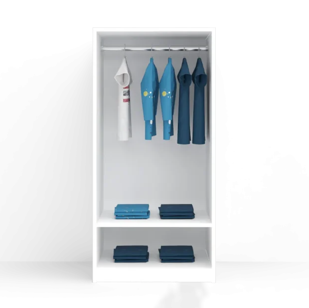 خزانة ميدا مع رف - الصورة 8